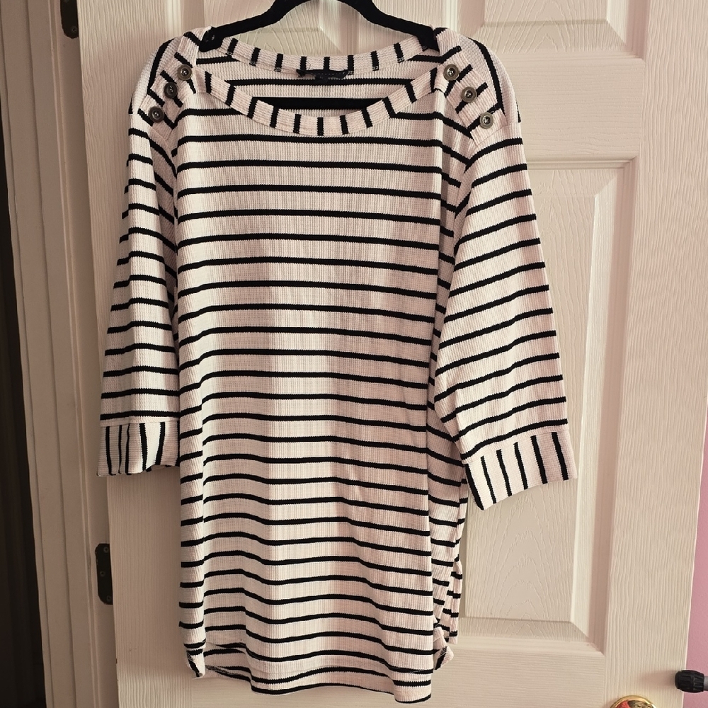 Striped Black and White Sweater